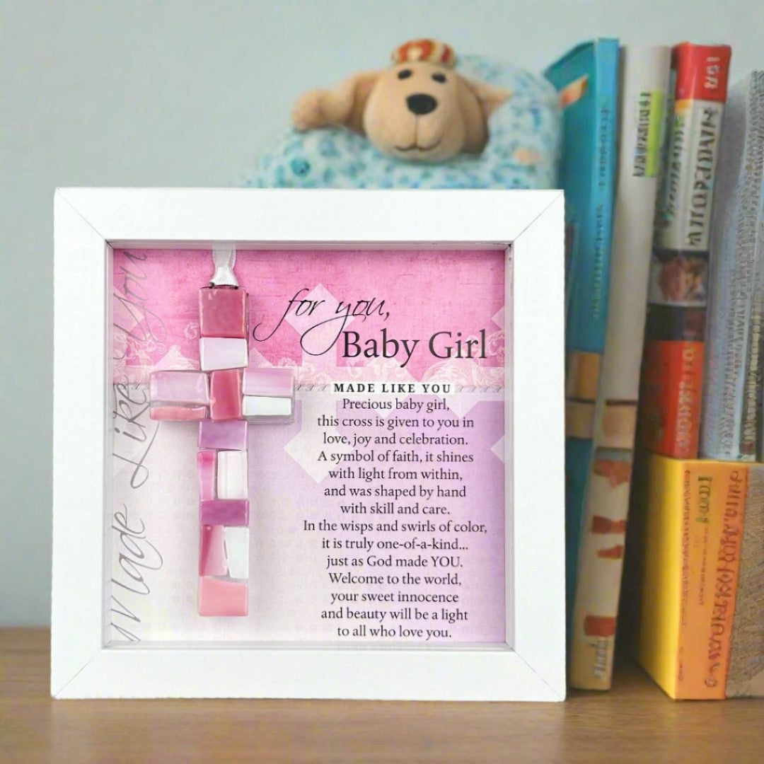 For You Baby Girl gift in nursery setting.