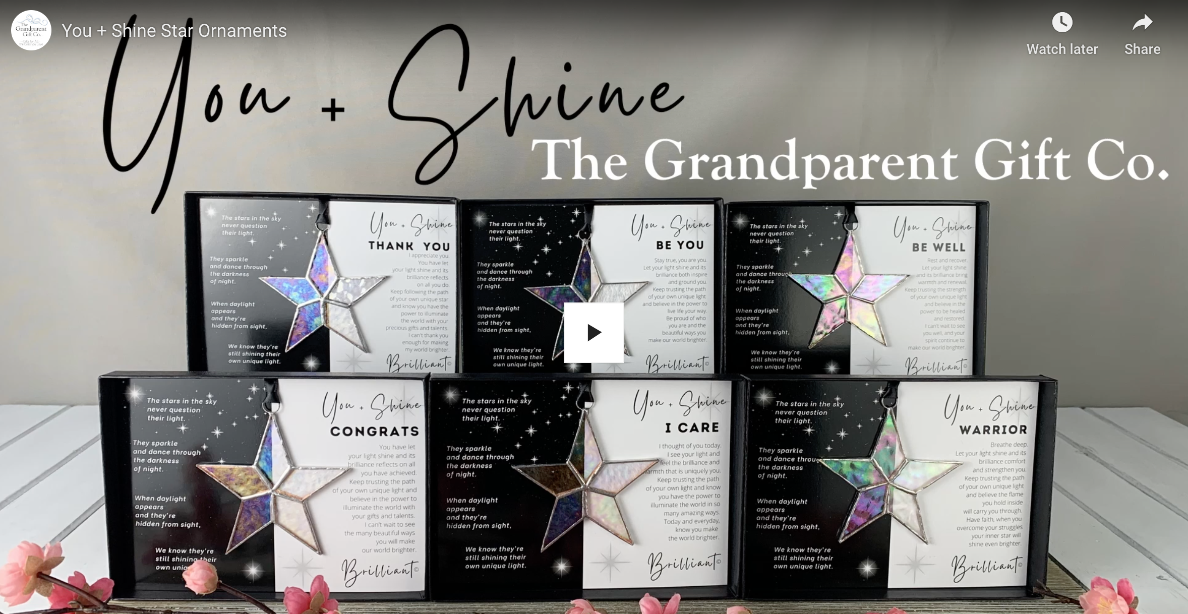 You Shine Be You Handmade Stained Glass Star, video thumbnail